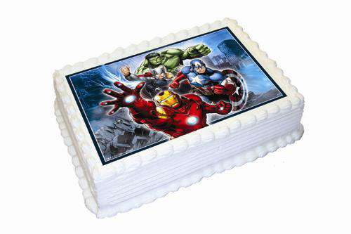 Avengers Edible Icing Image - Click Image to Close